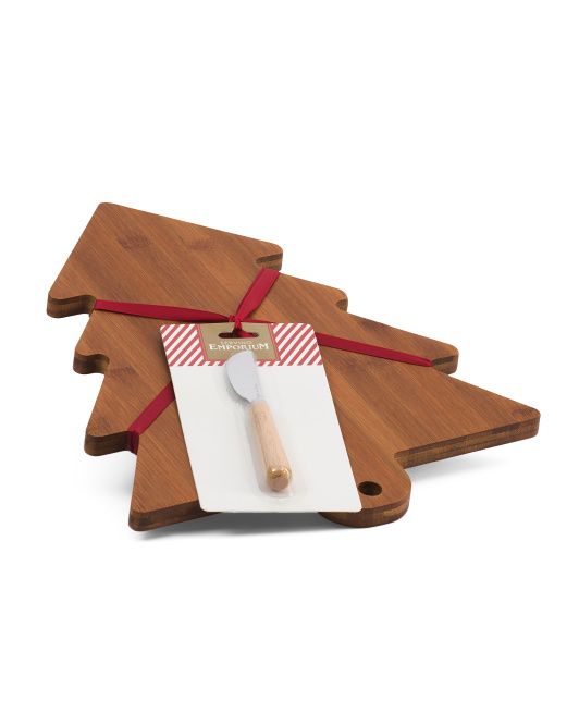 13.5x10.5 Christmas Tree Cheeseboard | TJ Maxx