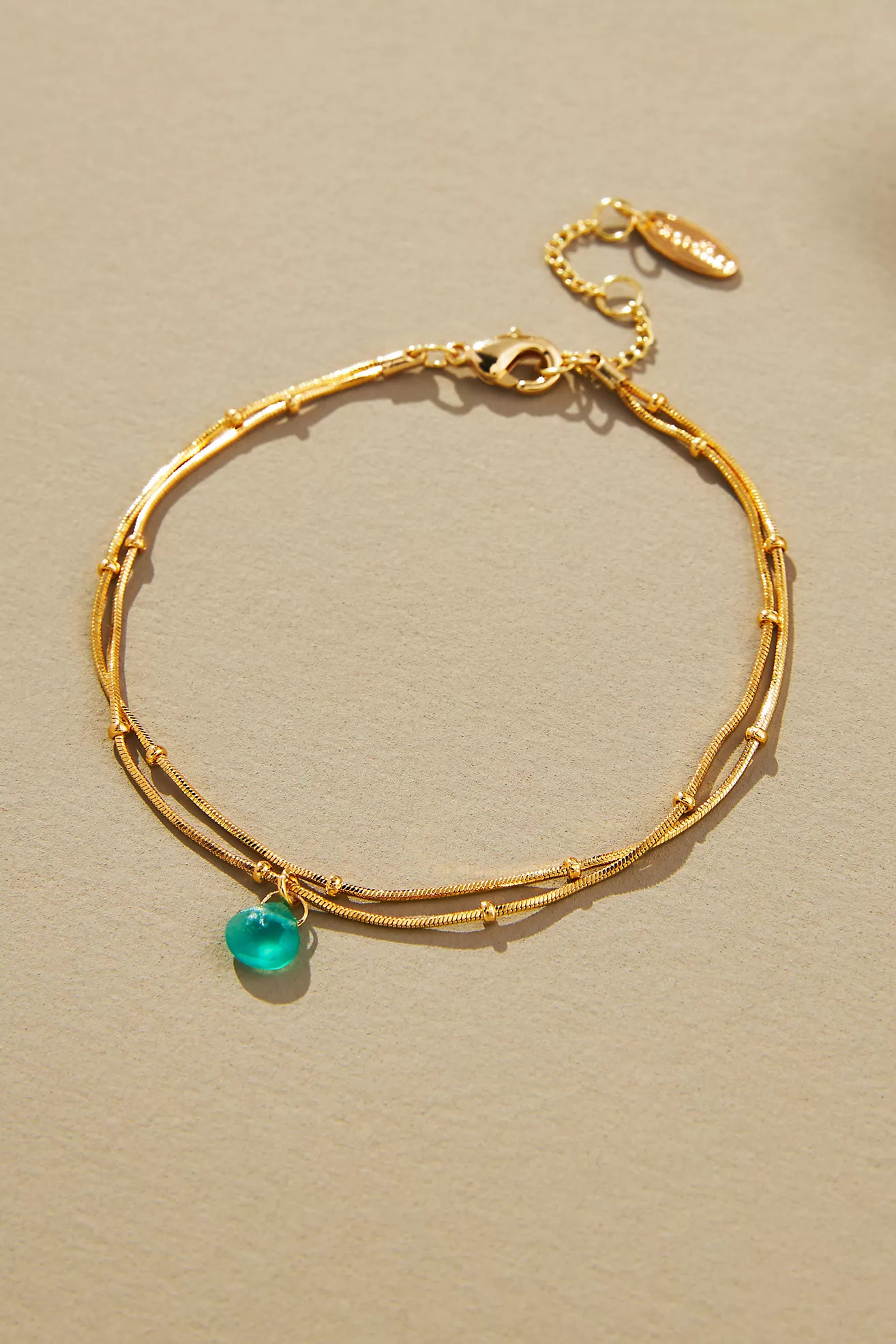 Delicate Stone Drop Bracelet | Anthropologie (US)