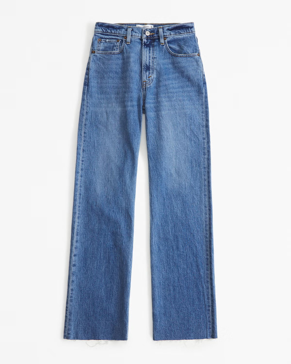 Women's High Rise 90s Relaxed Jean | Women's Bottoms | Abercrombie.com | Abercrombie & Fitch (US)