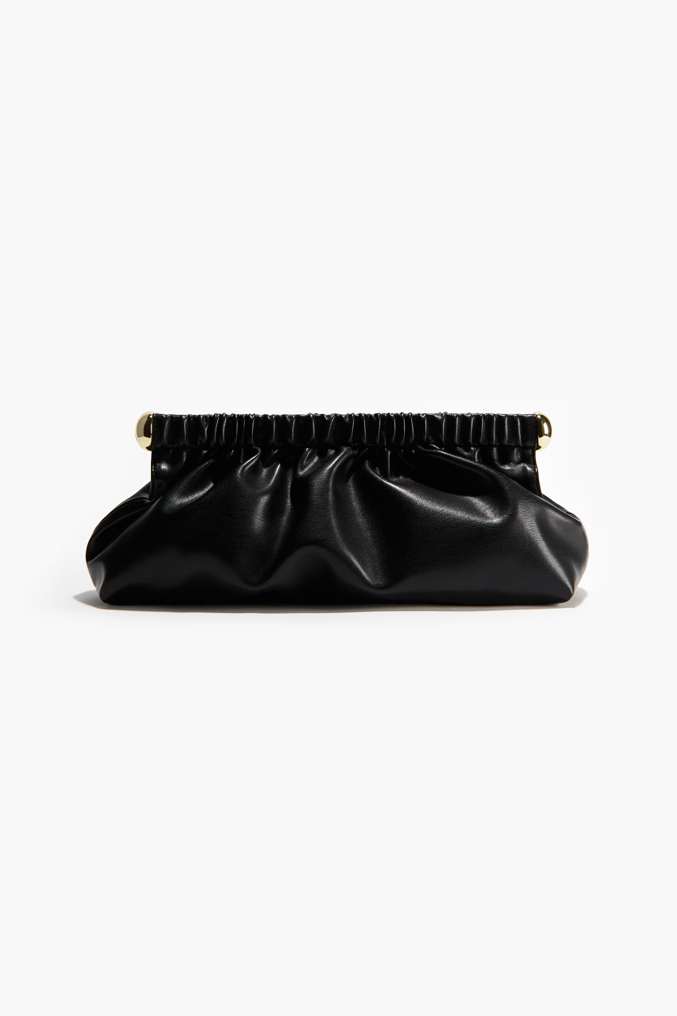 Coated clutch - Black - Ladies | H&M GB | H&M (UK, MY, IN, SG, PH, TW, HK)