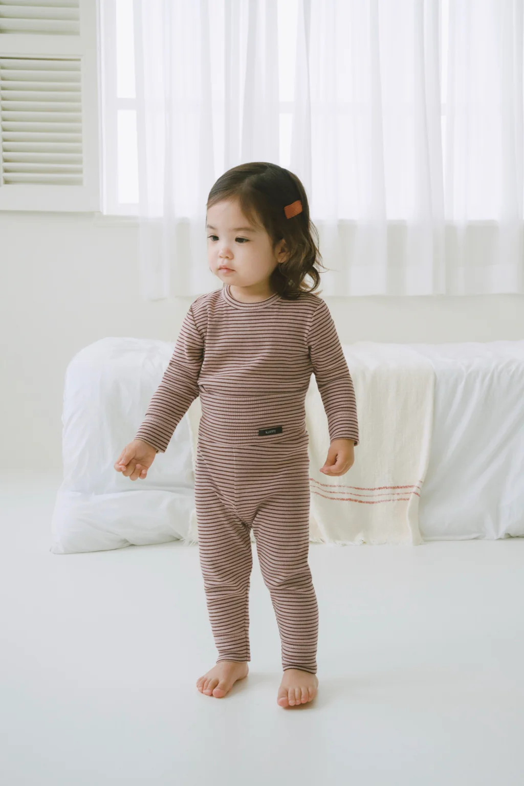 Modal Ribbed High Waist Pajama Set [TOG 0.34] | Konny Baby
