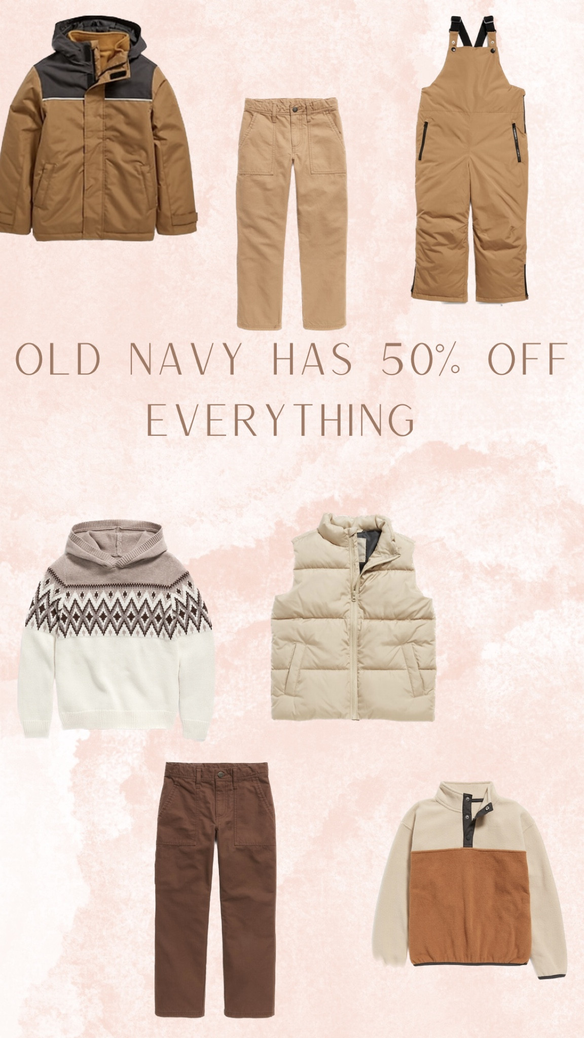 50% off EVERYTHING at Old Navy! 


#LTKkids #LTKsalealert #LTKfamily