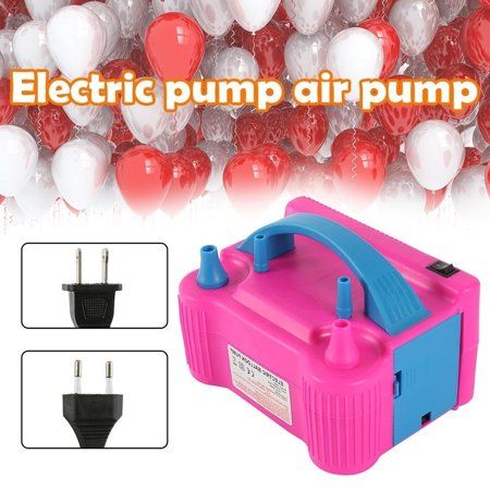 Portable Electric Balloons Double Hole Electric Balloon Pump Air Blower EU/US Plug | Walmart (US)