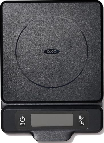 OXO Good Grips 5-lb Kitchen Scale with Pull-Out Display, Black | Amazon (US)