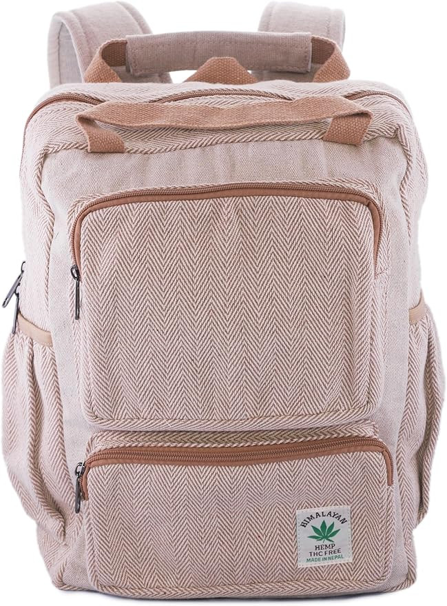 Anitya Hemp Backpack, Multi-Functional Pockets, Eco-Friendly, Unisex, Hiking Daypack, Durable Ruc... | Amazon (US)