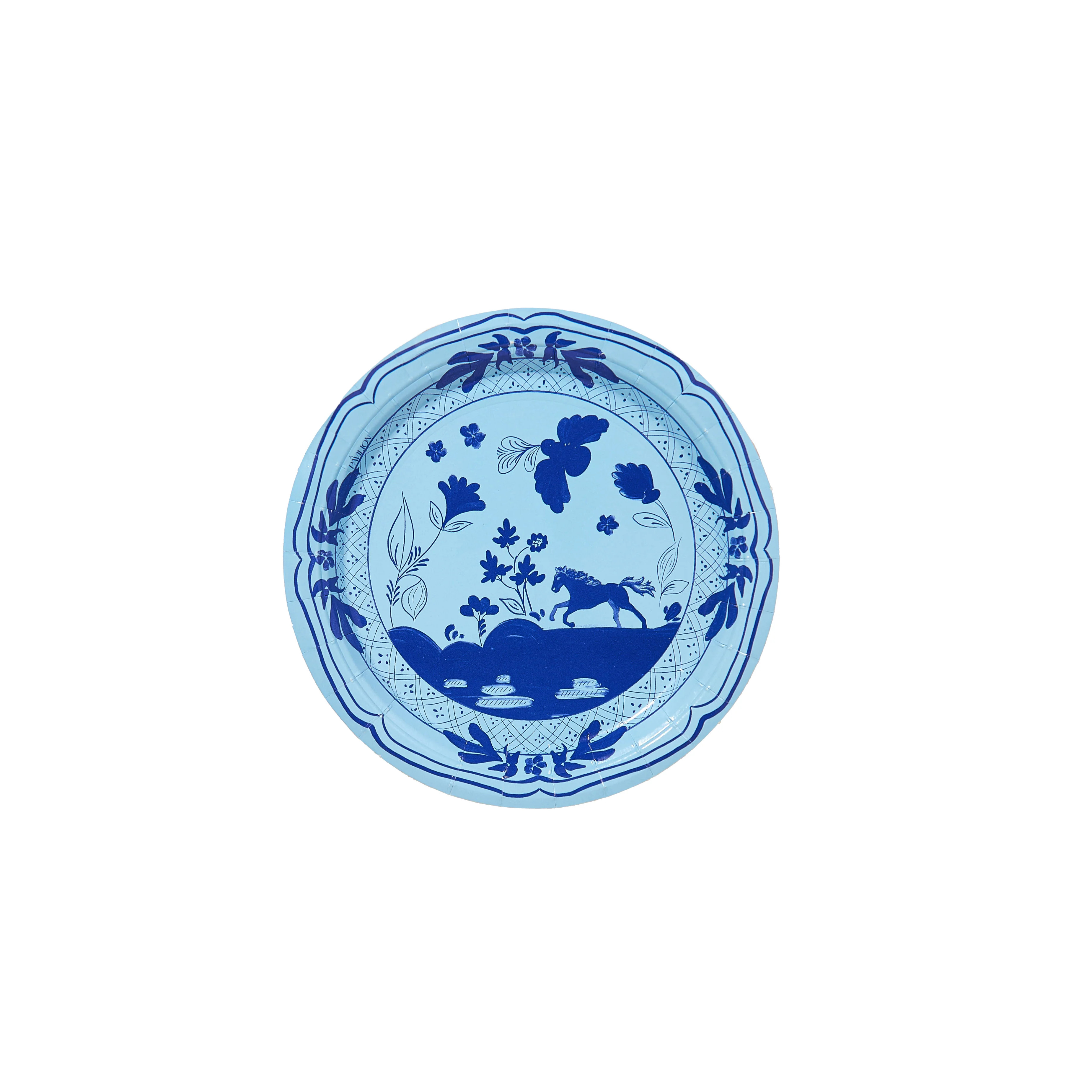 Dany’s Dallas Pony Mini Hors d'oeuvre Collegiate Paper Plates - 8 pack Navy | Pavilion Paper