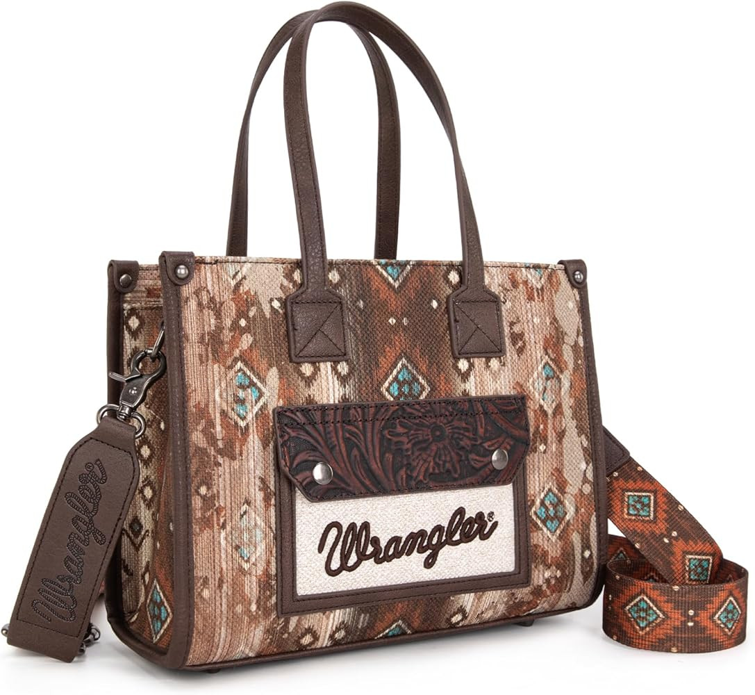 Montana West Wrangler Aztec Tote Bag for Women Western Purses and Handbags | Amazon (US)