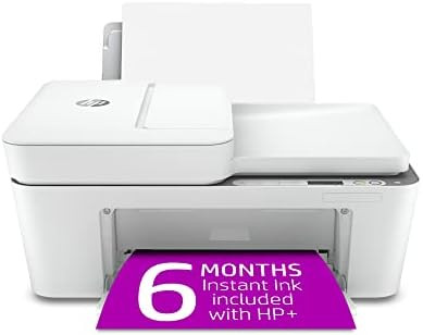 HP DeskJet 4155e Wireless Color All-in-One Printer with bonus 6 months Instant Ink with HP+ (26Q9... | Amazon (US)