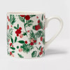 Click for more info about 16oz Stoneware Cup Of Cheer Christmas Mug White - Threshold™