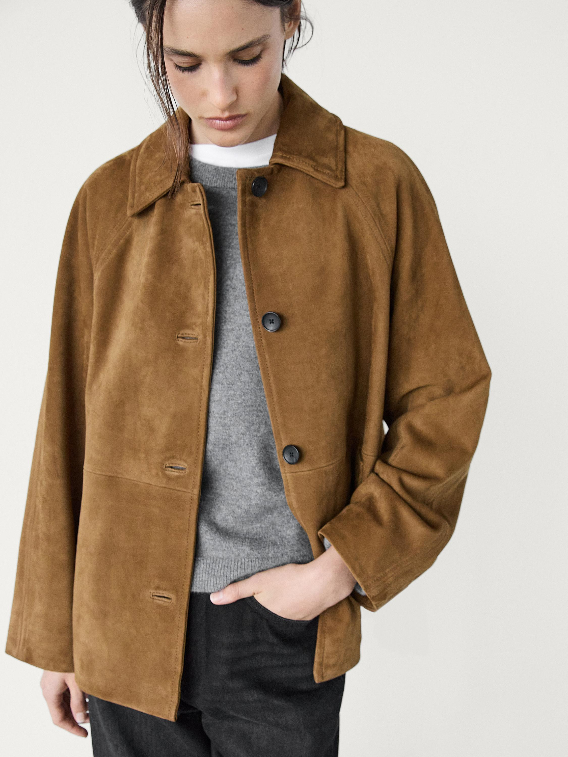 Jacke Nubukleder | Massimo Dutti DE