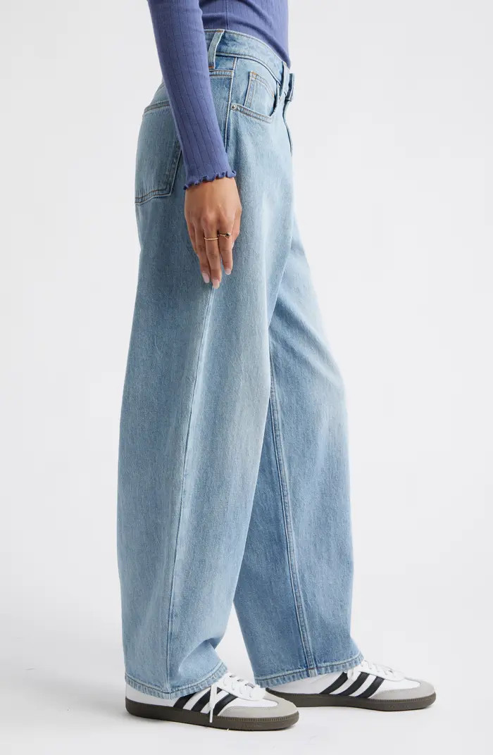 Mid Rise Baggy Barrel Jeans | Nordstrom Rack
