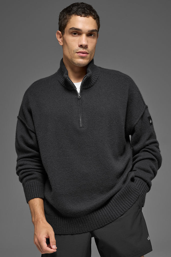 Wool Cashmere New Class 1/4 Zip Pullover | Alo Yoga (US)