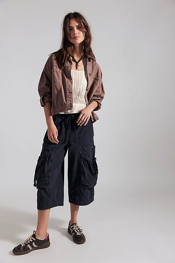 We The Free Ashton Crop Pull-On Cargo Pants | Free People (Global - UK&FR Excluded)