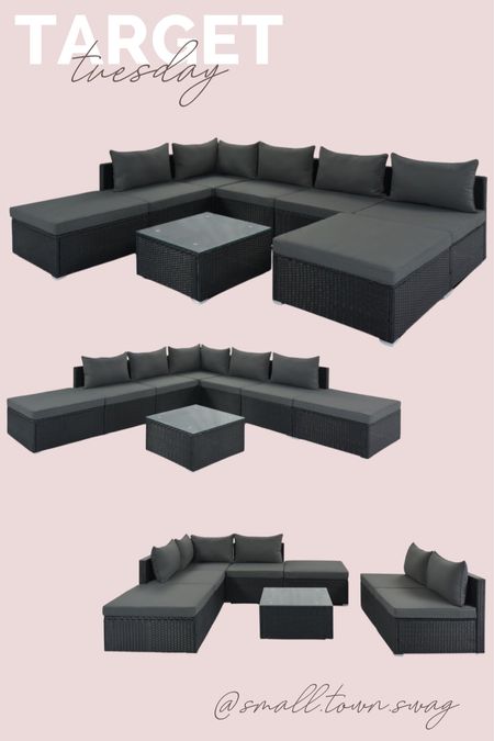 Modular outdoor patio sofa at Target - 30% OFF
.
.
.

Target home // target patio // Target outdoor / Target lawn & garden // patio furniture// outdoor dining // patio set // outdoor seating // outdoor table and chairs // table and chairs // dining // wicker furniture // wood furniture // patio dining // backyard bbq // table // chairs // family dining // Beauty // faux plants // rocking chair // lounge chair // front porch // canopy bed // rug // side table // indoor outdoor rug // rugs // pillow // rug // pillows // plant stand // boho // modern home // modern patio // boho patio // patio set // outdoor dining // summer fun // home and garden // hammock // chairs // dining set // outdoor table and chairs // patio sectional // sectional // modular furniture // outdoors // sofa // couch // loveseat 

#LTKSeasonal #LTKhome #LTKfamily