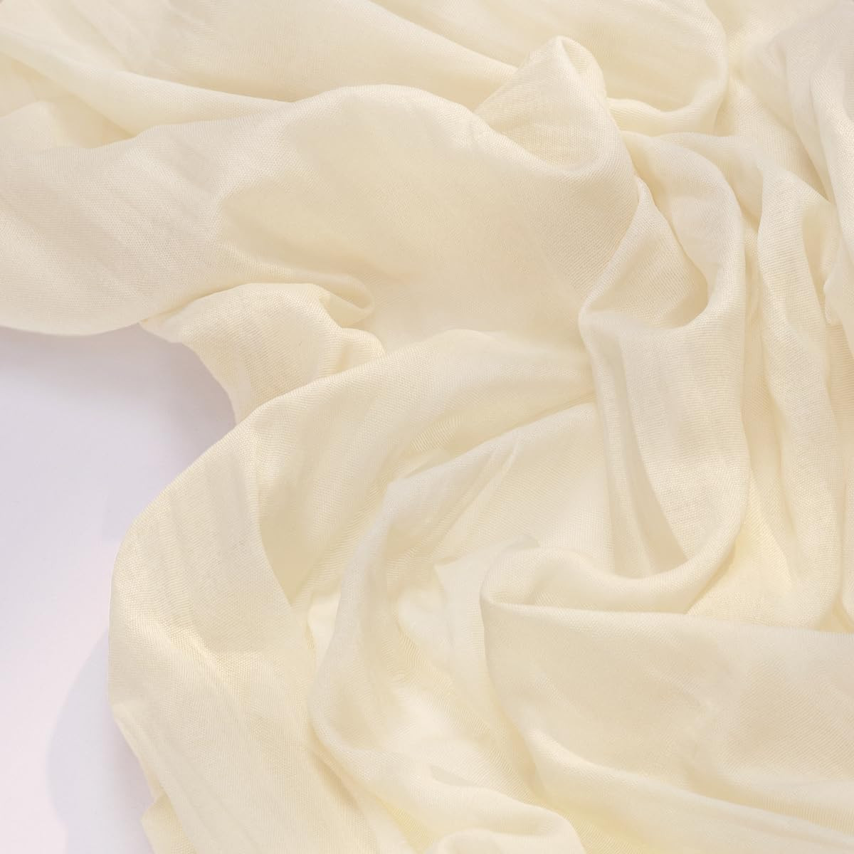 Socomi Beige Spirng Easter Cheesecloth Table Runner Boho Rustic Gauze 120 inch 10FT Cheese Cloth ... | Amazon (US)