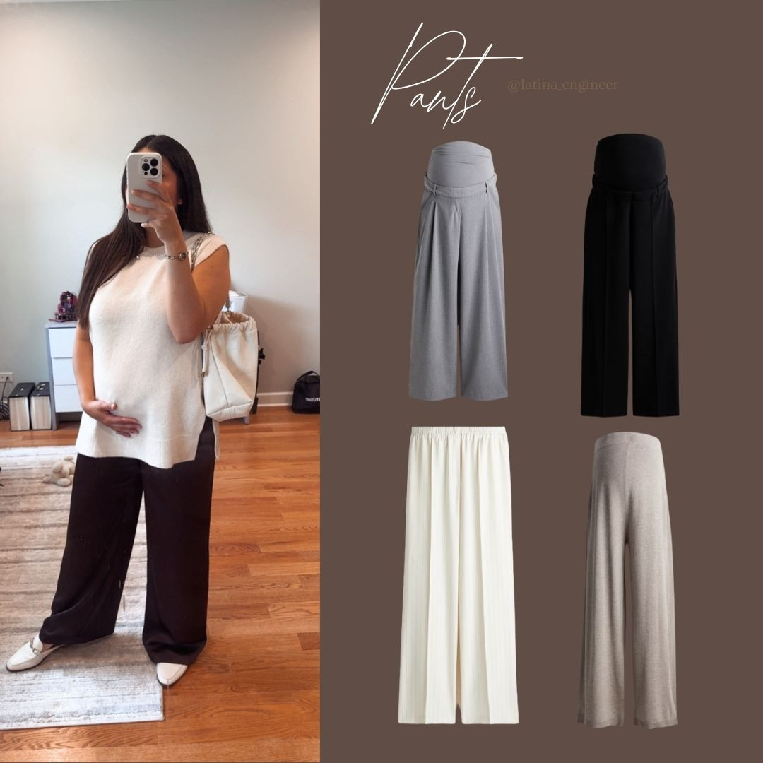 Bump friendly pants for maternity 

 #LTKmomlife #LTKWorkwear #LTKBump