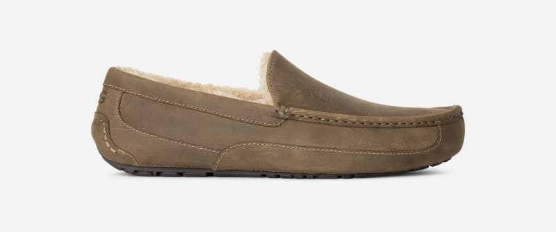 UGG® Men's Ascot Sheepskin Slipper Loafers in Antilope, Size 9 | UGG (US)
