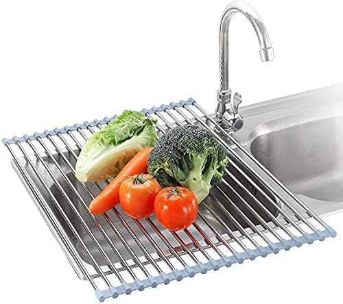 Seropy Roll Up Dish Drying Rack Over The Sink for Kitchen Sink 17.5x15.7 Inch Drying Rack Folding... | Amazon (US)