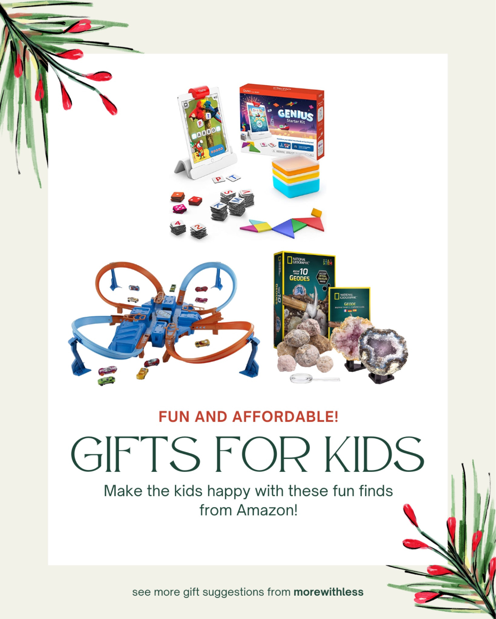 This year, we’ve added plenty to our list to help you find that perfect gift for your little ones this holiday season. You’ll find the best toys for holiday shopping from this specially curated Amazon gift guide for kids! 🎁❤️

#LTKkids #LTKSeasonal #LTKGiftGuide
