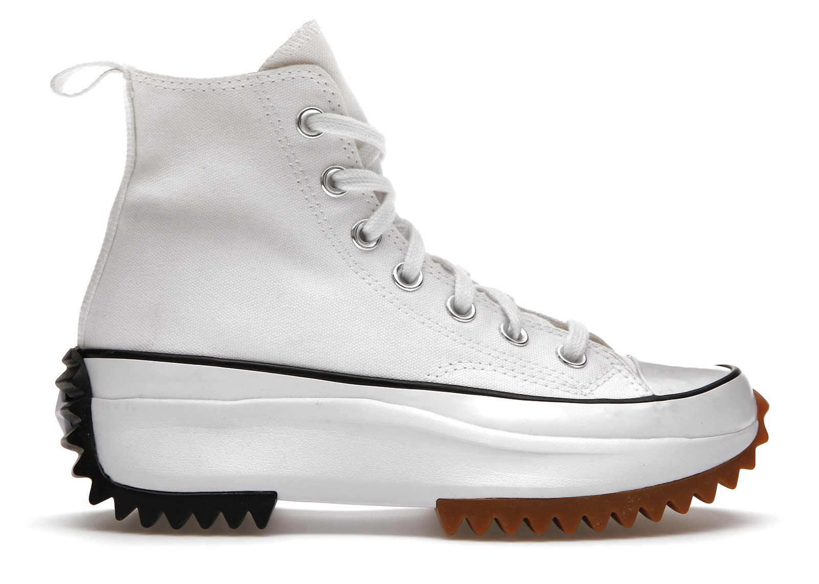 Men's Converse Run Star Hike Hi Sneakers in White/Black/Gum | StockX