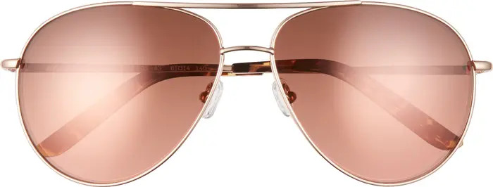 Chance 61mm Mirrored Aviator Sunglasses | Nordstrom Rack