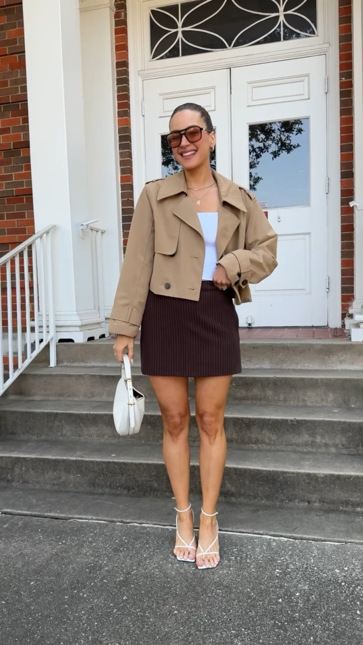 Ootd for a lunch. Size S in all & heels fit TTS! 