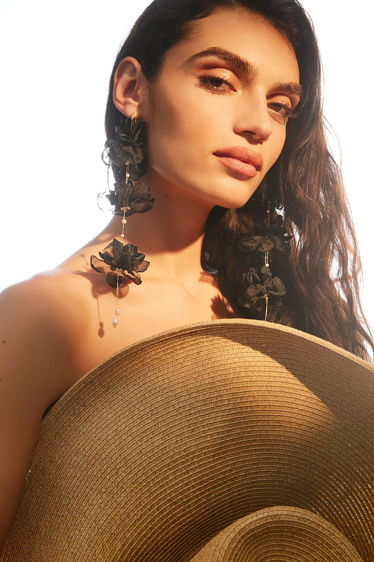 Triple Flower Earrings | Anthropologie (US)