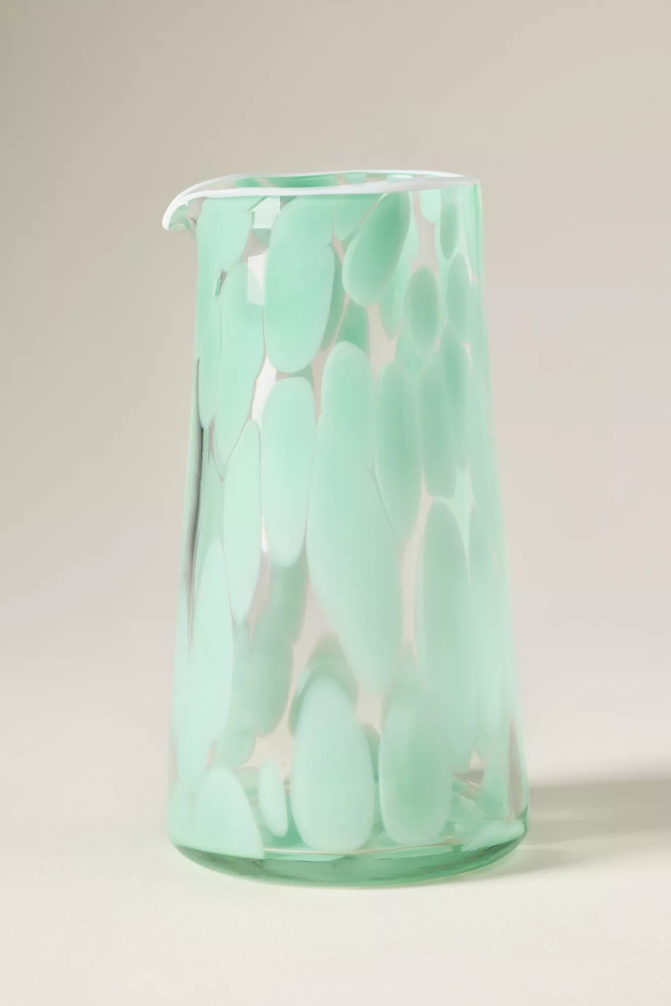 Dapple Dot hand blown carafe