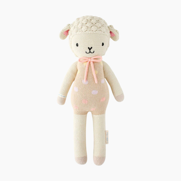 cuddle+kind Hand-Knit Doll in Lucy The Lamb Size Little 13 | Babylist