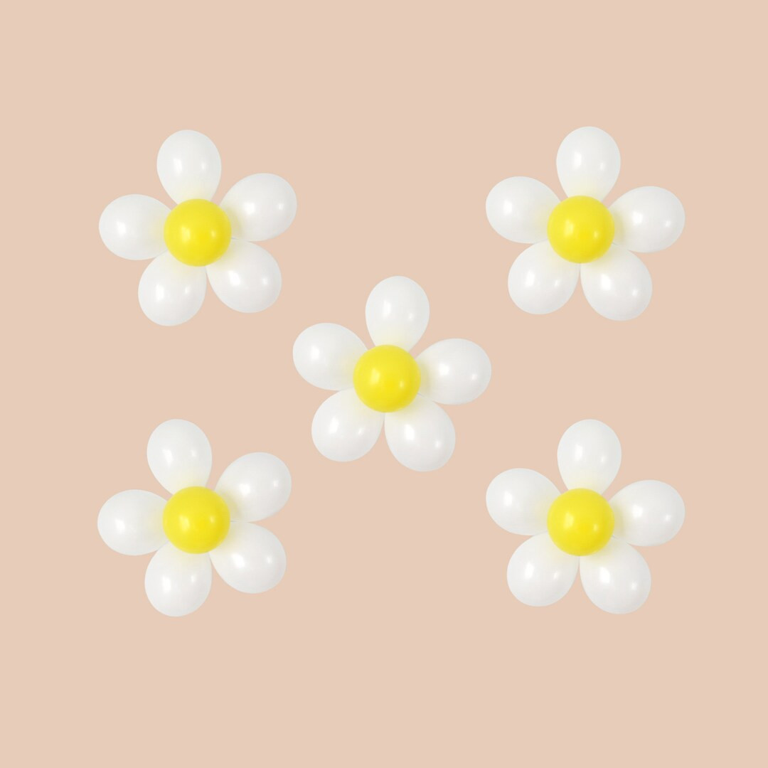 Daisy Balloon Kit, Daisy Balloon DIY, Groovy Party Decoration, Spring Birthday Party, Easter Part... | Etsy (US)