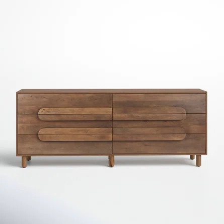 Fabrice 6 Drawer 74.3'' W Solid Wood Sideboard | Wayfair North America