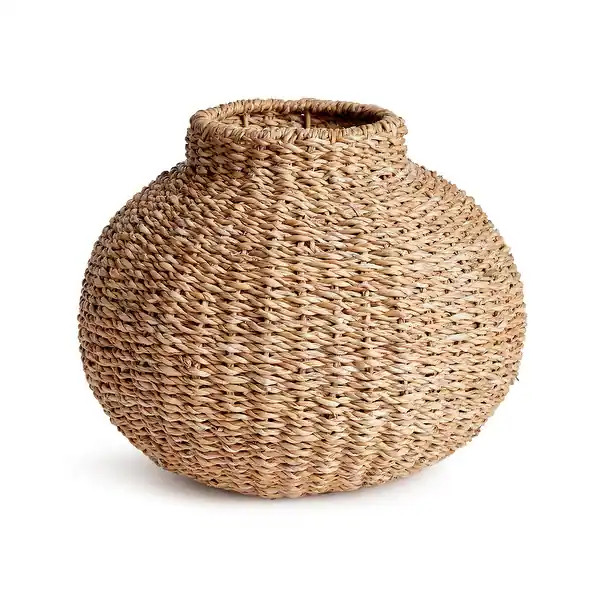 Seagrass Round Vase - Bed Bath & Beyond - 38266081 | Bed Bath & Beyond