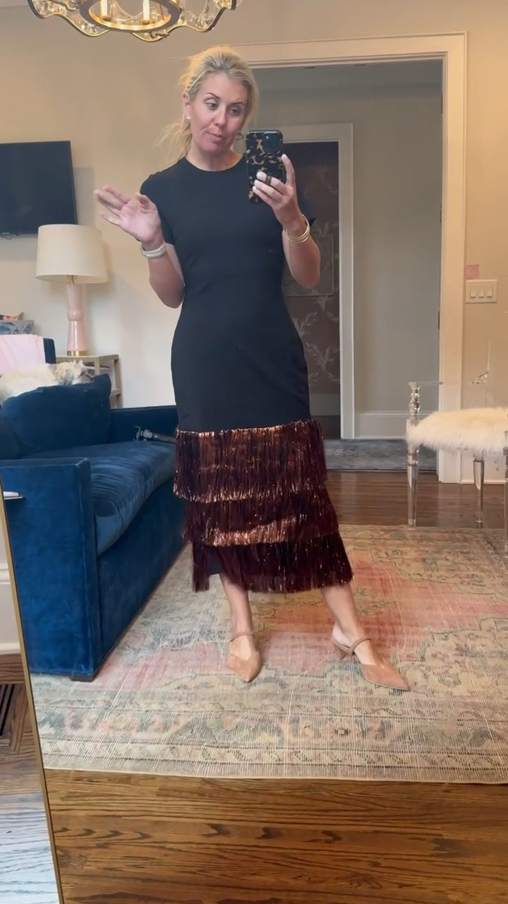The perfect holiday dinner dress from Tuckernuck! I love that this one can be dressed up or down depending on the occasion! It’s perfect paired with these low-profile heels and denim jacket! 

Holiday look, dinner party look, Christmas party outfit Inspo, fashion over 40, Tuckernuck 

#LTKSeasonal #LTKOver40 #LTKStyleTip