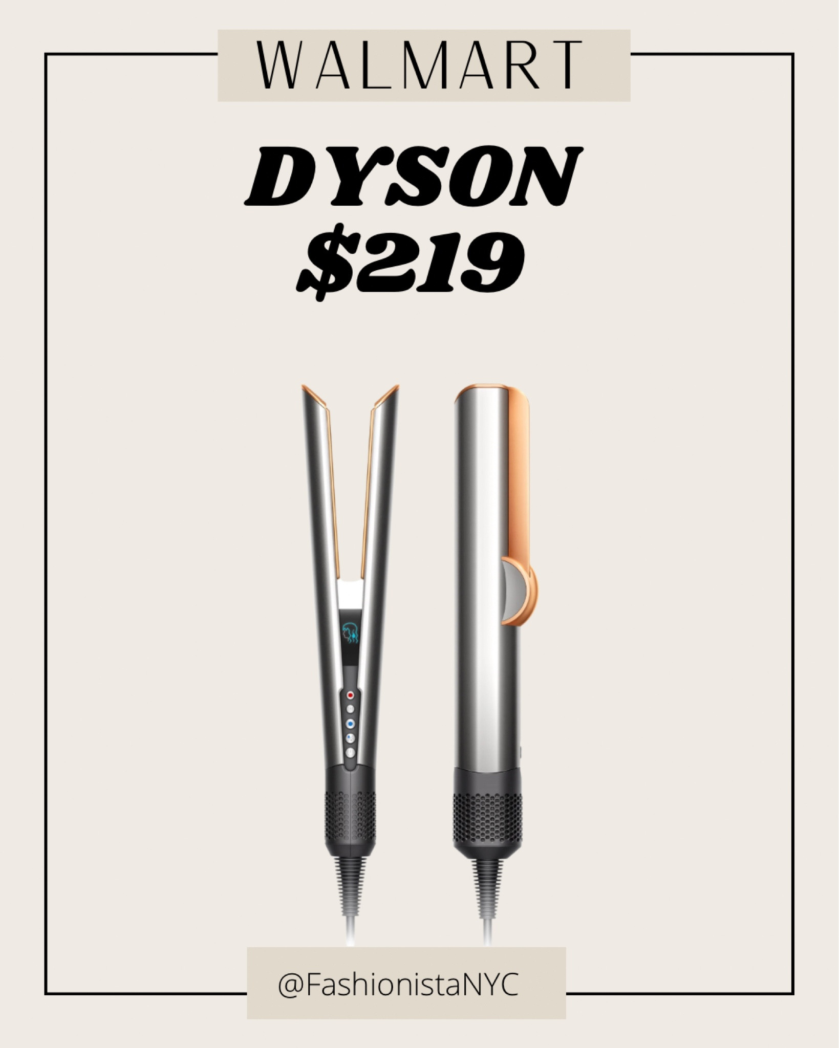 DYSON Air Straightener on SALE 
Walmart Deal Days
Dries both Wet + Dry Hair
Other Dyson products on Sale
Just tap the photo 
Great Gift 🎁 idea 

#LTKGiftGuide #LTKSaleAlert #LTKBeauty