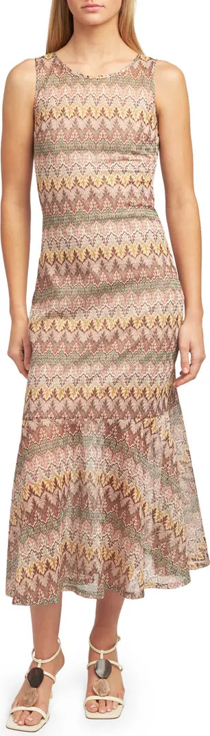 En Saison Joanne Chevron Sleeveless Maxi Dress | Nordstrom | Nordstrom