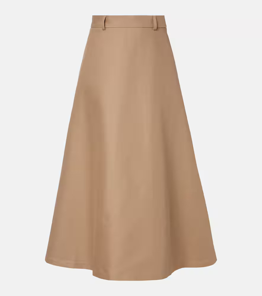 RÃ³he Cotton midi skirt | Mytheresa (US/CA)