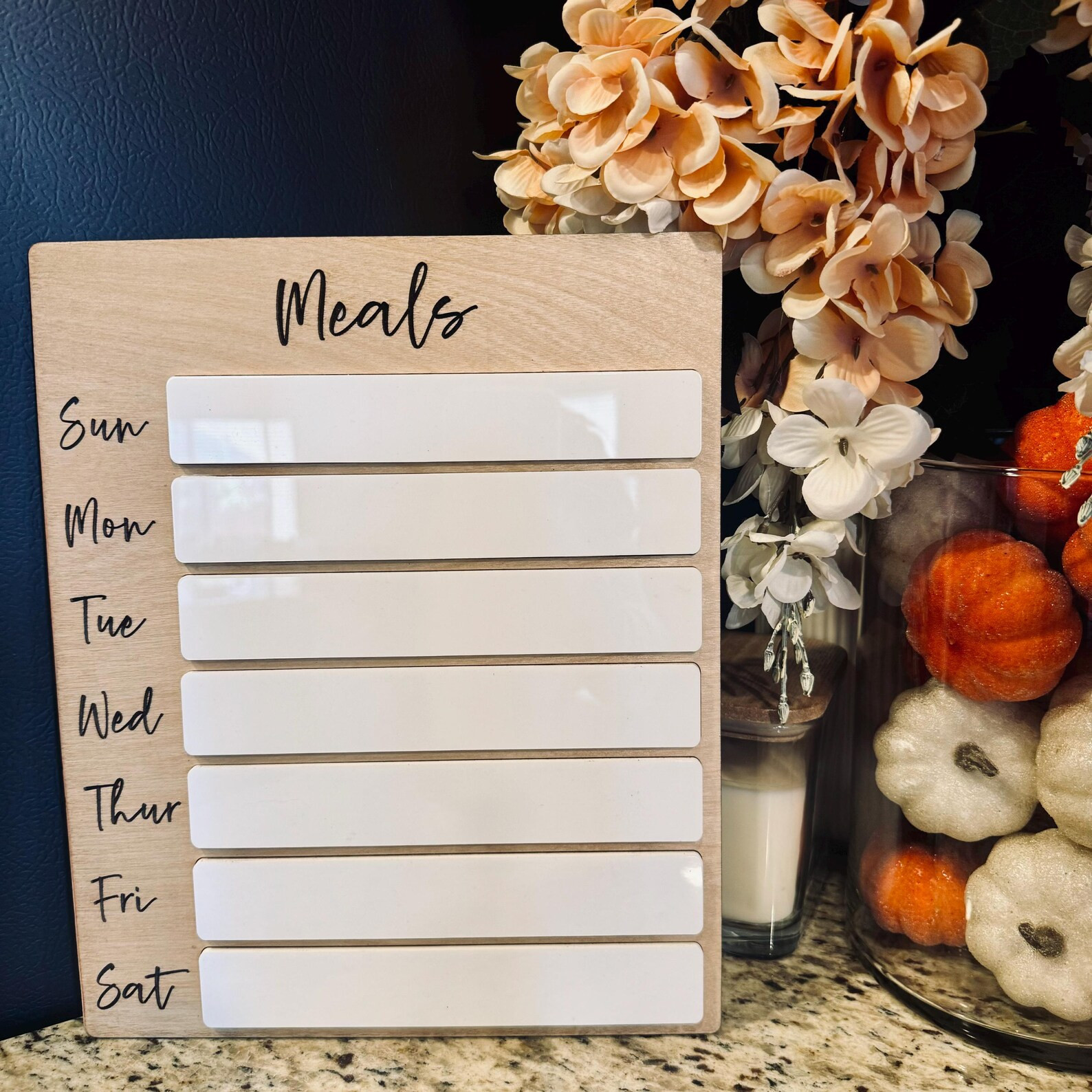 Meal Planning Dry Erase Board, Magnet Meal Board, Kitchen Sign, Meal Planning Dry Erase, Weekly M... | Etsy (US)