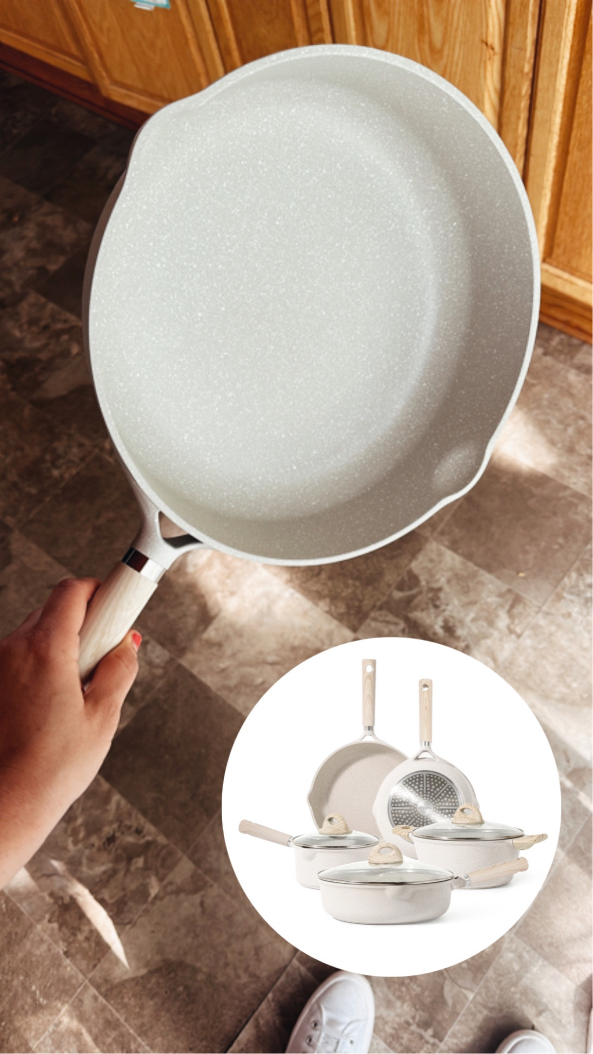 I currently have William Sonoma pots and pans and grated I have had them for years but these are SO nice and hardy! Haha these would be a great gift!

#LTKHoliday #LTKfindsunder100 #LTKhome