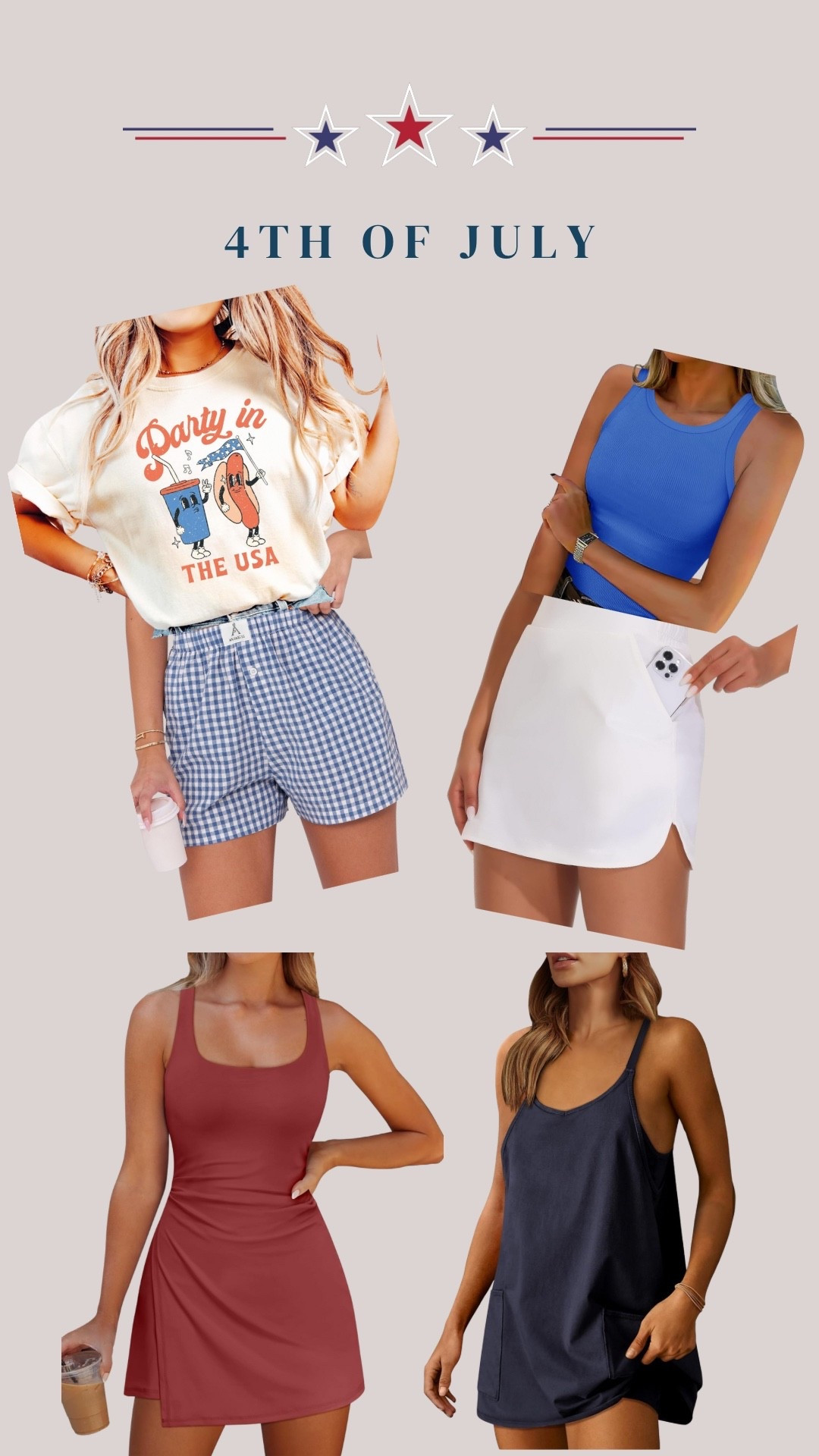 Amazon women’s 4th of July outfits!!!

#LTKSeasonal #LTKFindsUnder50 #LTKSaleAlert