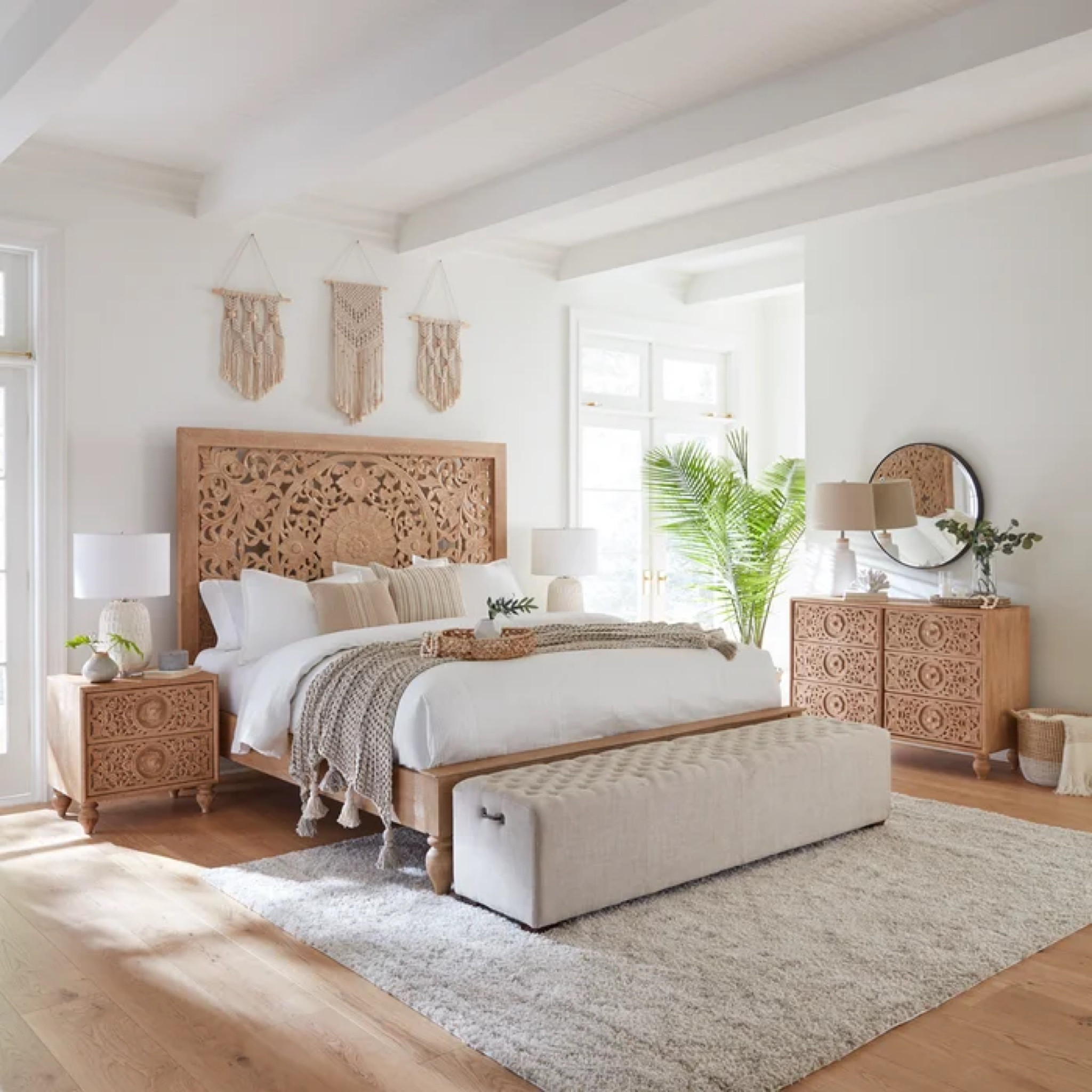 Room decor. Boho. Bed frame. 

#LTKfamily #LTKhome #LTKstyletip