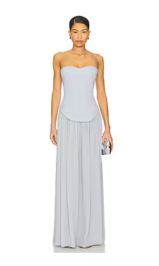 Lovers and Friends Jenny Gown in Blue Dusk from Revolve.com | Revolve Clothing (Global)
