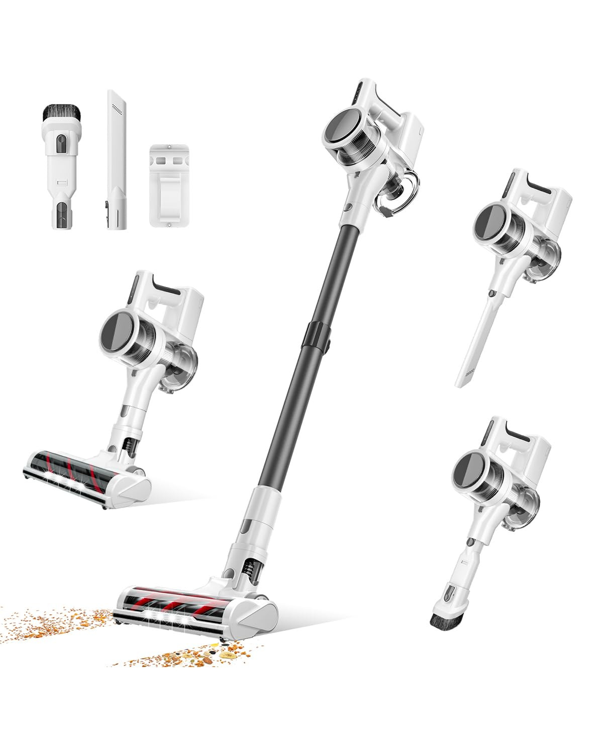 Cordless Vacuums, 80,000PRM Powerful Motor Vacuum Cleaner and 2200mAH Rechargeable Battery up to ... | Amazon (US)