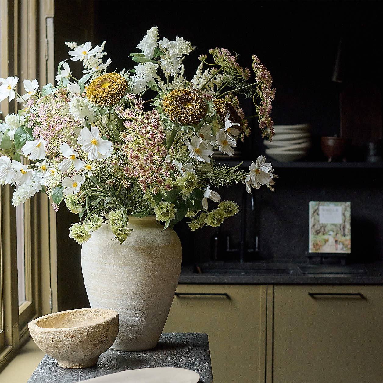 Faux White Lilac Spray 50" by Abigail Ahern + Reviews | Crate & Barrel | Crate & Barrel