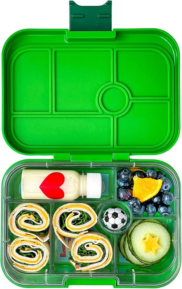 Yumbox Original Leakproof Bento Lunch box for Kids, 5 Compartments + Dip Well, Easy-Open Latch, J... | Amazon (US)