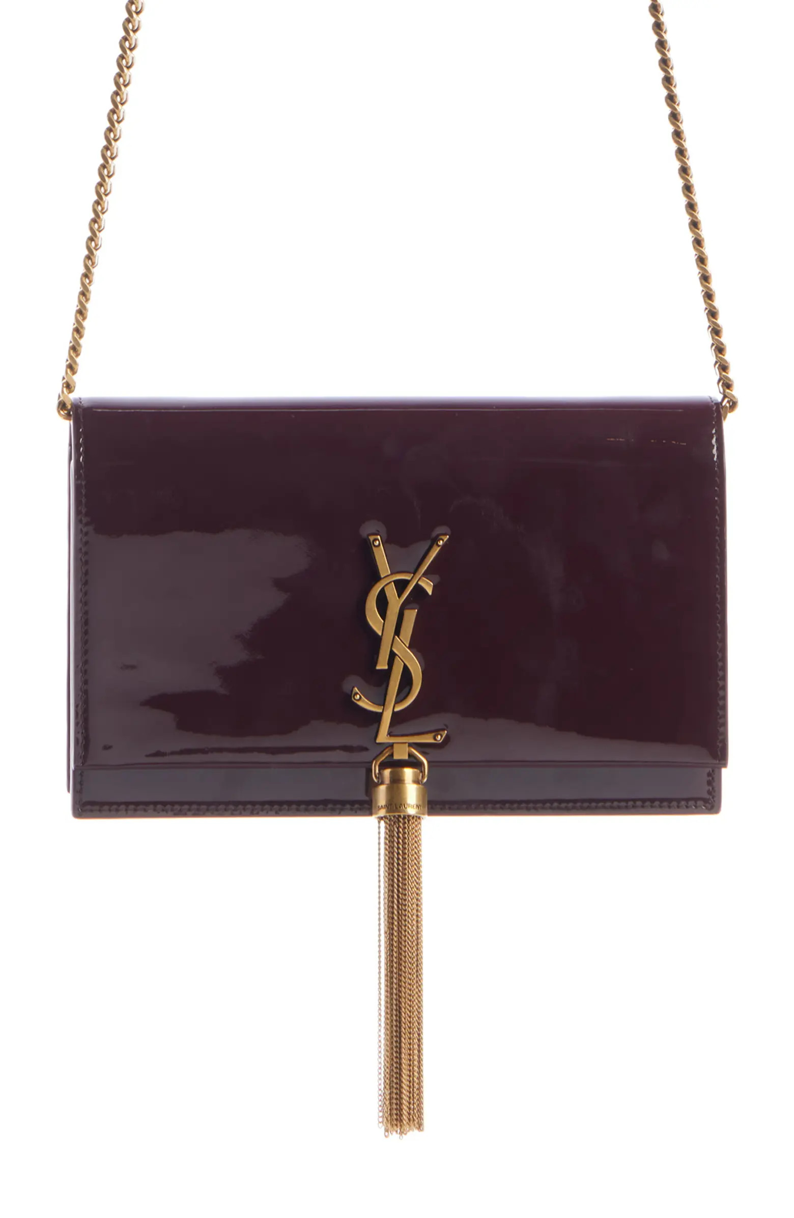 Cassandre Kate Tassel Leather Wallet on a Chain | Nordstrom