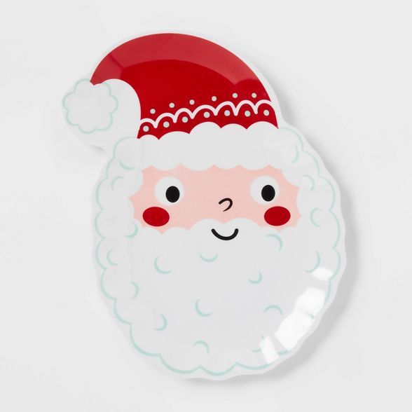 9" Melamine Santa Figural Plate - Wondershop™ | Target