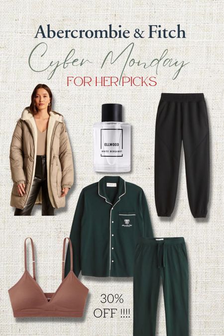 Cyber Monday, cyber Monday deals, cyber Monday sales, Abercrombie, Abercrombie loungewear, joggers, black joggers, women’s pants, women’s loungewear, women’s joggers, sleepwear, matching pajamas, Christmas pajamas, perfume, coats, winter coats, puffer jacket, Sherpa puffer, bralette, bras, Abercrombie, Abercrombie sale, Abercrombie cyber Monday, women’s wear, winter wear, cozy, fall style

#LTKHoliday #LTKCyberweek #LTKSeasonal