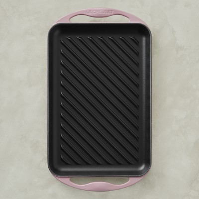 Le Creuset Cast-Iron Rectangular Skinny Grill, Rose | Williams-Sonoma