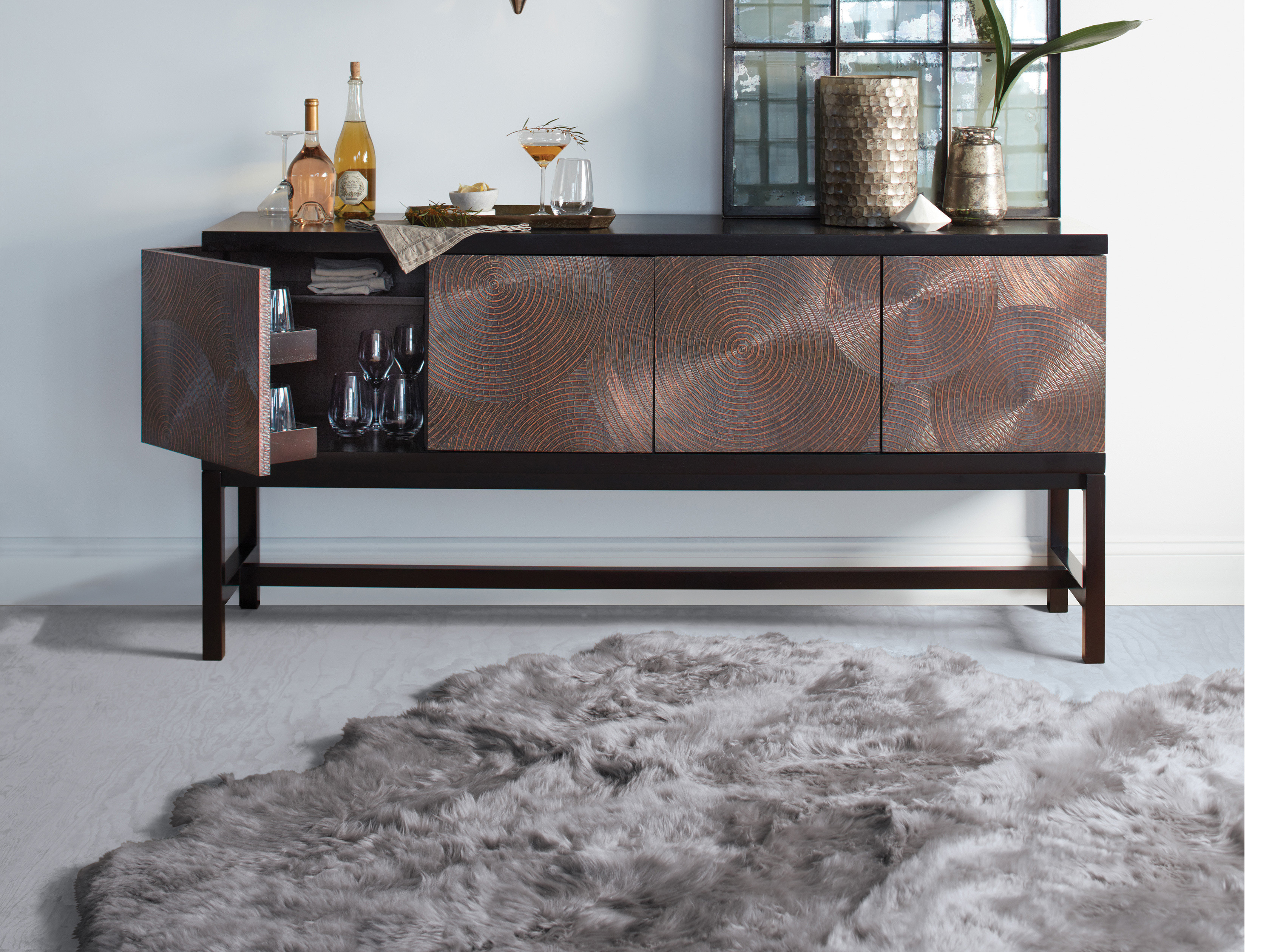 Sheepskin Wool Rug in Vole | Arhaus