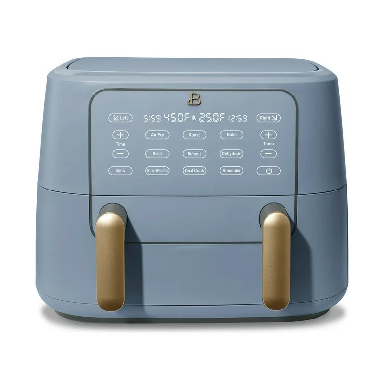 Beautiful 9QT TriZone Air Fryer, Cornflower Blue by Drew Barrymore - Walmart.com | Walmart (US)